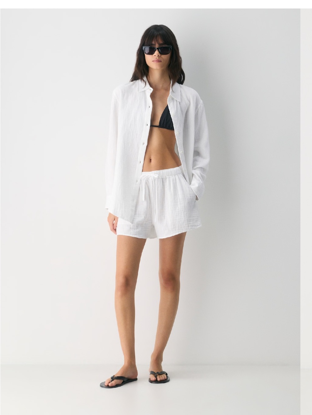 Aritzia Airplush Cotton Sail Short
